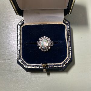 Sterling Abalone Ring - Size 5